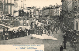 BELGIQUE - Cortège Des Drapeaux - Gildes Brabançonnes - Carte Postale Ancienne - Other & Unclassified