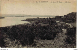58 LE LAC DES SETTONS Vers Montsauche N°36 Le Lac Et Le Train Le Tacot Voie Ferrée En 1909 VOIR DOS - Montsauche Les Settons