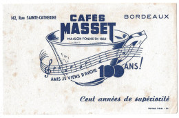 Buvard Cafés Massé - Coffee & Tea