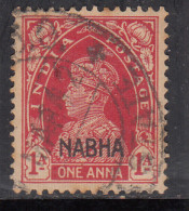 1a Used Nabha State, KGVI Series 1941-1945, SG98, British India - Nabha