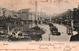 Inondations De Rome - Roma, Inondazione Del 2 Dicembre 1900 - Il Foro Romano Dal Palatino - Floods