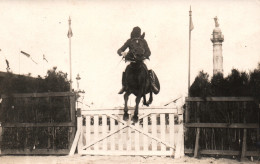 Concours Hippique Place Des Quinconces à Bordeaux, Jumping, Saut D'obstacle - Carte-Photo L. Gourdin - Hípica