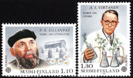 FINLAND 1980 EUROPA: Famous People. Nobel Prize Winners. Complete Set, MNH - 1980