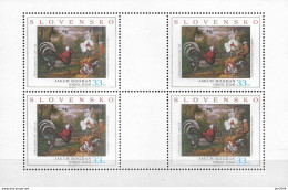 2004  Slowakei Mi.494-5**MNH    Gemälde Aus Der Nationalgalerie - Unused Stamps