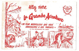 Buvard Cinema Allez Vivre La Grande Aventure Prix International Cannes 1954 Signée A Rocher - C
