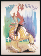 CPM 10.5 X 15 Illustrateur J. M. PETEY "Dressage Des Escargots Sauvages" Sizi' Ranch - Petey