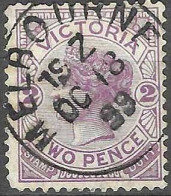 AUSTRALIA # VICTORIA FROM 1886-98  STAMPWORLD 106 - Oblitérés