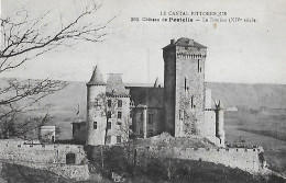 Polminhac. Le Chateau De Pesteils Et Le Donjon. - Other & Unclassified