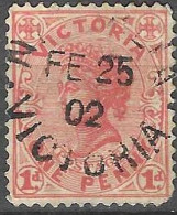 AUSTRALIA # VICTORIA FROM 1901-02  STAMPWORLD 137 - Used Stamps