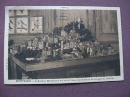 CPA 21 MONTBARD Ancien Montbard En Relief Dans Le Cabinet De Travail De Buffon MAQUETTE 1930 - Montbard
