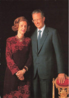 [-5%] BELGIQUE - Bruxelles - Het Belgisch Vorstenpaar: HH MM Koning Boudewijn En Koningin Fabiola  - Cartes Postales - Personnages Célèbres
