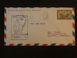 T42 CANADA BELLE  LETTRE 30 DEC. 1929  1ST FLIGHT ARTIC RED RIVER TO USA+PA N°1 +AFF. INTERESSANT+ + - Cartas & Documentos
