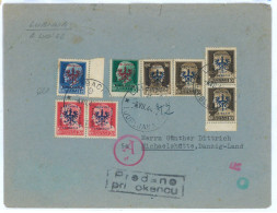 P2514 - ITALIA LJUBIANA, GERMAN OCCUPATION ON ITALIAN STAMPS, 4.7.1944 EXACT RATE TO POLAND, (ARRIVAL 14.7.1944) - Lubiana