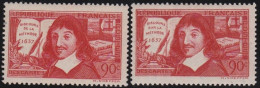 France  .  Y&T   .     341/342        .   **     .    Neuf Avec Gomme Et SANS Charnière - Unused Stamps