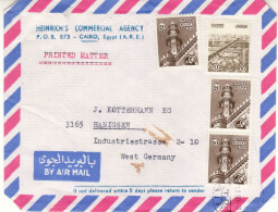 EGYPT 1980 AIRMAIL LETTER SENT FROM CAIRO TO HANIGSEN - Storia Postale