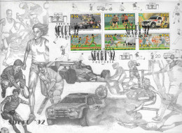 1992 Les Sports En Afrique Du Sud: Athlétisme, Automobile,  Cricket, Football, Rugby - Rugby