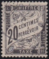 France  .  Y&T   .    Taxe 17  (2 Scans)       .   O      .    Oblitéré - 1859-1959 Afgestempeld