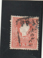 ///  AUTRICHE HONGRIE   ///    N° 8 Type 1 Vermillon Côte 25€ - Journaux