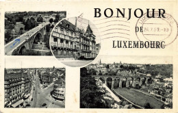 LUXEMBOURG - Bonjour De Luxembourg - Multivues - Carte Postale - Luxemburgo - Ciudad