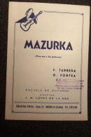 MAZURKA   - Anonimo  - Guitare - Snaarinstrumenten
