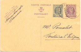 Briefkaart Carte Postale - Felix Douchamps , Frameries à Fontaine L'Eveque - 1927 - Briefkaarten 1909-1934