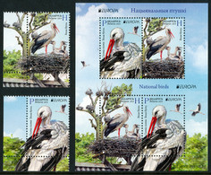 BELARUS/Weißrussland EUROPA 2019 "National Birds" Set & Minisheet** - 2019