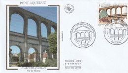 2010 " PONT-ACQUEDUC D'ARCUEIL-CACHAN " Sur Enveloppe 1er Jour Sur Soie N° YT 4503. FDC à Saisir ! - Puentes