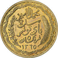 Monnaie, Tunisie, Muhammad Al-Amin Bey, 5 Francs, 1946, Paris, ESSAI, SUP - Otros & Sin Clasificación