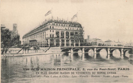 Paris 1er * LA BELLE JARDINIERE Vue De La Maison Principale 2 Rue Du Pont Neuf * Magasin Commerce * Pub - Paris (01)