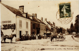 CPA Angerville Rue Nationale FRANCE (1371336) - Angerville