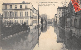 Boulogne  Billancourt        92       Inondations Janvier  1910.  Une Rue Submergée.  N° 127    (Voir Scan) - Boulogne Billancourt