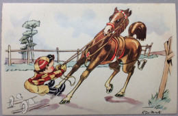 Bambino ... Fantino... Cavallo  / Dis. V Tom Norelli / Horse / Caballo / Cheval / Pferd - Cartes Humoristiques