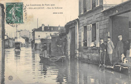 Boulogne  Billancourt        92       Inondations Janvier  1910.  Rue De Bellevue      (Voir Scan) - Boulogne Billancourt