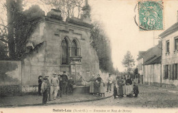 St Leu La Forêt * 1907 * Rue De Boissy Et Fontaine * Auberge De St Leu * Enfants Villageois - Saint Leu La Foret