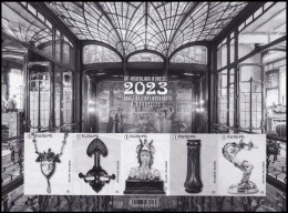 BL316**(5136/5140) - Année De L'art Nouveau à Bxl/Art-nouveaujaar In Brussel - Repro Noir & Blanc/Zwart-wit Reproductie - Feuillets N&B Offerts Par La Poste [ZN & GC]