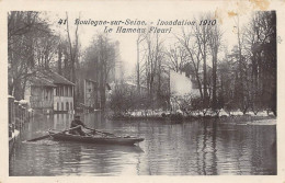Boulogne  Billancourt      92     Inondations Janvier  1910.  Le Hameau Fleuri   N°41  (Voir Scan) - Boulogne Billancourt