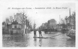 Boulogne  Billancourt      92     Inondations Janvier  1910.  Le Rond Point N°29  (Voir Scan) - Boulogne Billancourt