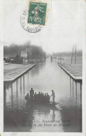 Boulogne  Billancourt      92     Inondations Janvier  1910.  La Gare Du Pont De Sèvres   N°74  (Voir Scan) - Boulogne Billancourt