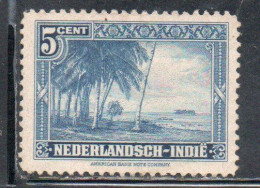 DUTCH INDIA INDIE INDE NEDERLANDS HOLLAND OLANDESI NETHERLANDS INDIES 1945 1946 PALMS ON SHORE MH - Nederlands-Indië