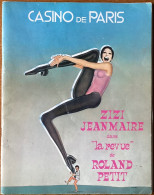 Programme Des Années 1970 : Zizi Jeanmaire Dans La « Revue » De Roland Petit Au Casino De Paris - Programmi