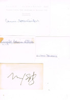 JEUX OLYMPIQUES - AUTOGRAPHES DE MEDAILLES OLYMPIQUES - CONCURRENTS DES ETATS-UNIS  - - Handtekening