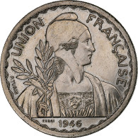 Monnaie, Indochine Française, Piastre, 1946, Paris, ESSAI, SUP+, Cupro-nickel - Other & Unclassified