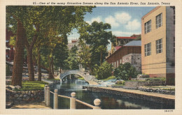 One Of The Many Attractive Scenes Along The San Antonio River, San Antonio, Texas - San Antonio