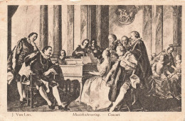 ARTS - Tableau - Muzickuitvoering - Concert - Violoncelle - Musiciens - Carte Postale Ancienne - Schilderijen