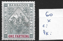 BARBADE 60 * Côte 5 € - Barbados (...-1966)
