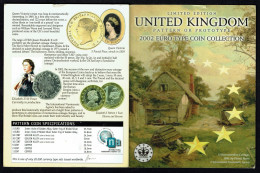 UNITED KINGDOM - ROYAUME UNI - Set Complet MINT - Fleurs De Coins - YEAR 2002. - Private Proofs / Unofficial