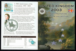 UNITED KINGDOM - ROYAUME UNI - Set Complet MINT - Fleurs De Coins - YEAR 2003. - Essais Privés / Non-officiels