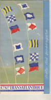 Compagnie Générale Transatlantique Liste Passagers Le Havre Southampton New York Le Flandre 1959 - Altri & Non Classificati