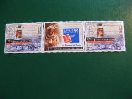 POLYNESIE YVERT PO N° 602 EN PAIRE AVEC INTERCALAIRE- NEUVE** LUXE - MNH - FACIALE 3,02 EUROS - Neufs