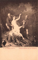 ARTS - Tableau - G Van Mieris - Suzanne Surprise Par Les Vieillards  - Carte Postale Ancienne - Malerei & Gemälde